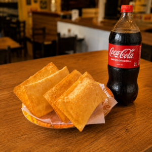 Combo 4 Pasteis Especiais + Refrigerante 2L
