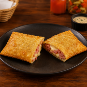 Pastel de Presunto e Queijo